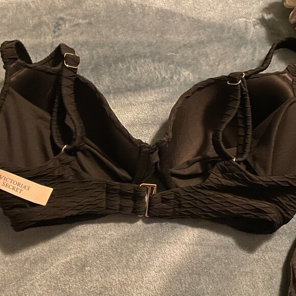 Victoria's Secret, Twist Push-Up Bikini Top & Smooth Tie Side Brazilian Bottoms - Picture 10 of 11